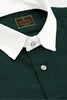 Dark Forest Green Men's Luxurious Linen Designer Shirt