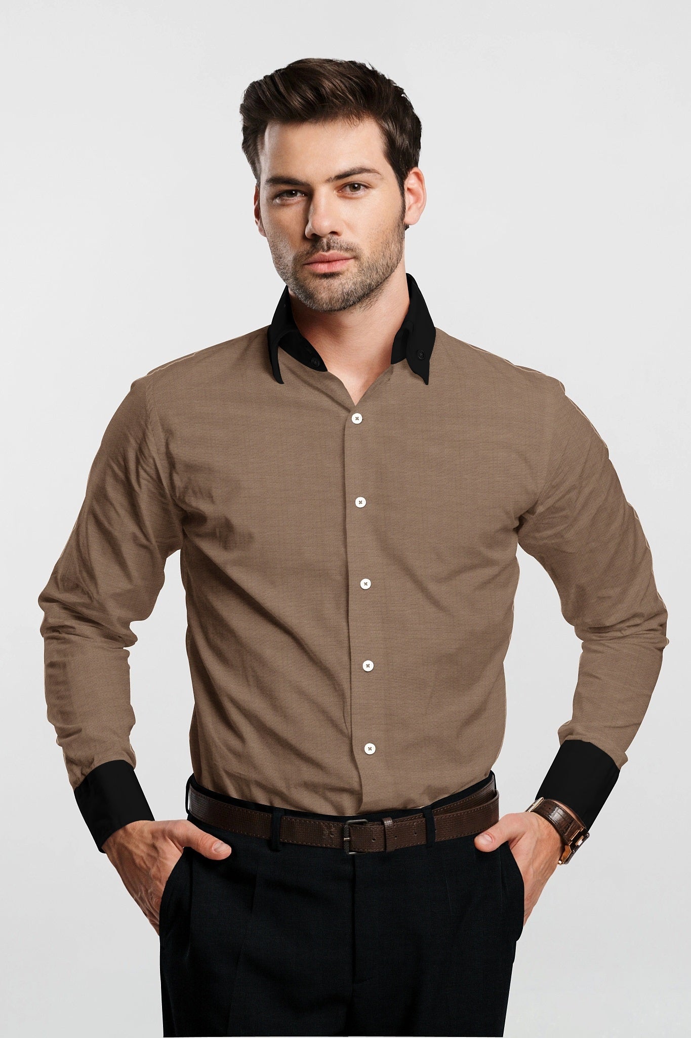 Fawn Designer Luxurious Linen Shirt