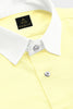 Elfin Yellow Designer Giza Cotton Shirt