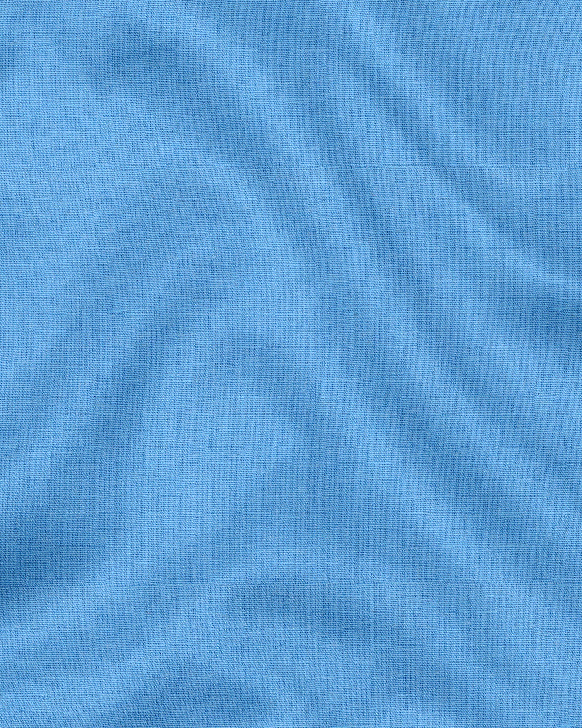 Dresden Blue Cotton Linen Shirt Plus size Cotton Shirt For Men