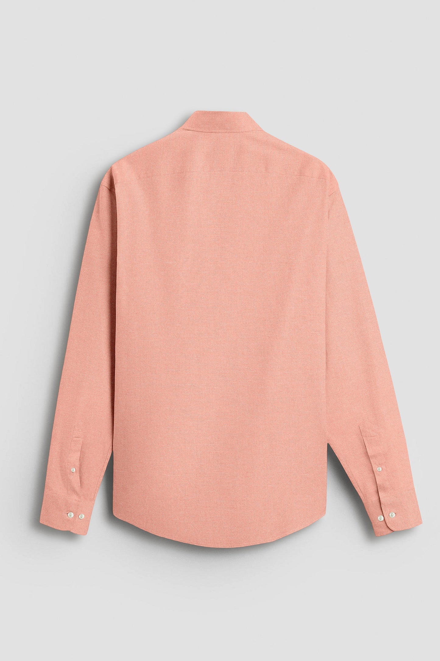 Tropical Peach Luxurious Linen Shirt