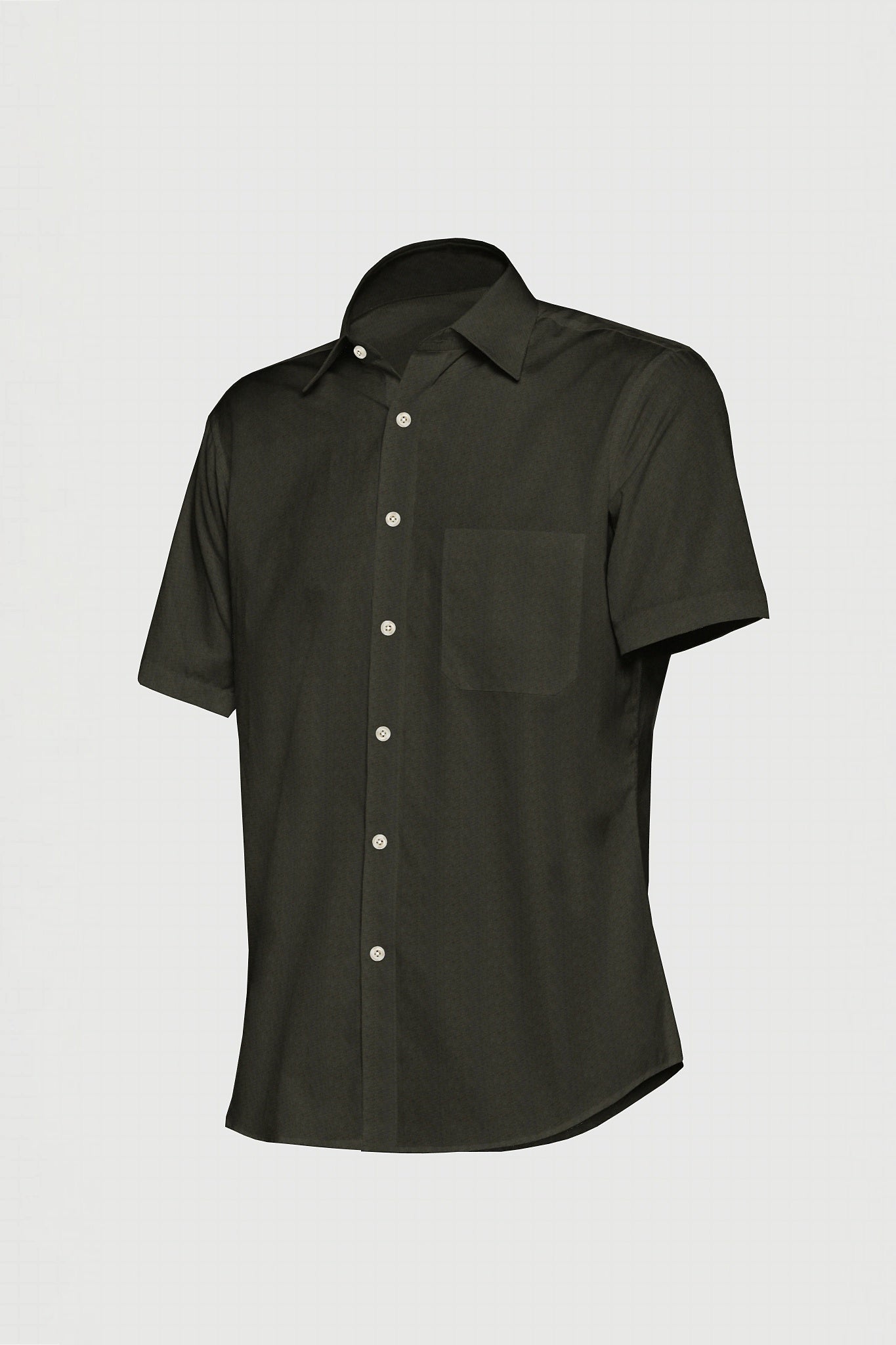 Wood Brown Giza Cotton Shirt