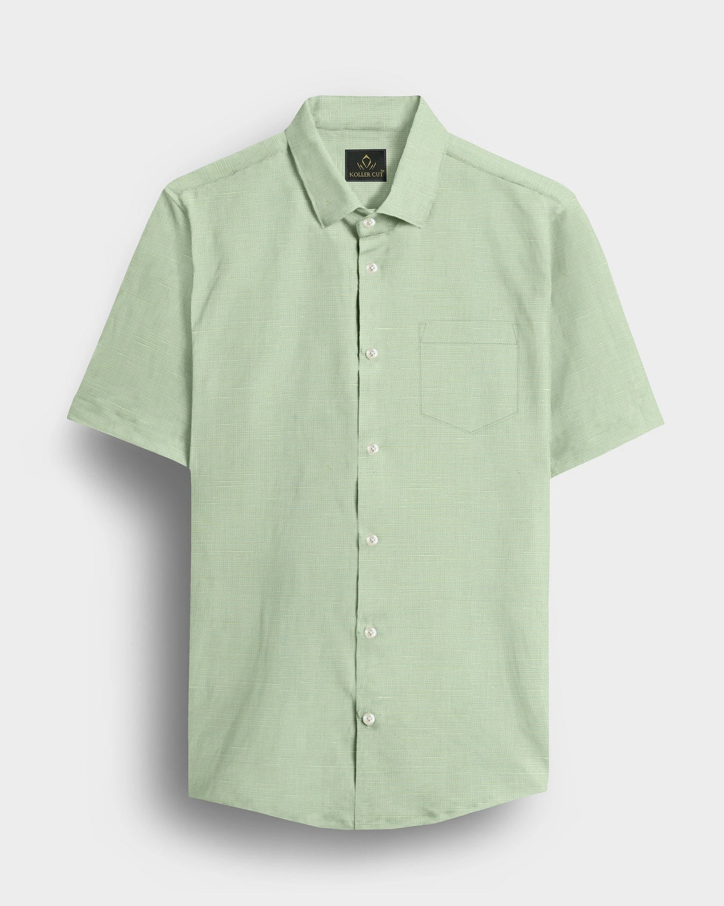 Laurel Green Luxurious Linen Shirt