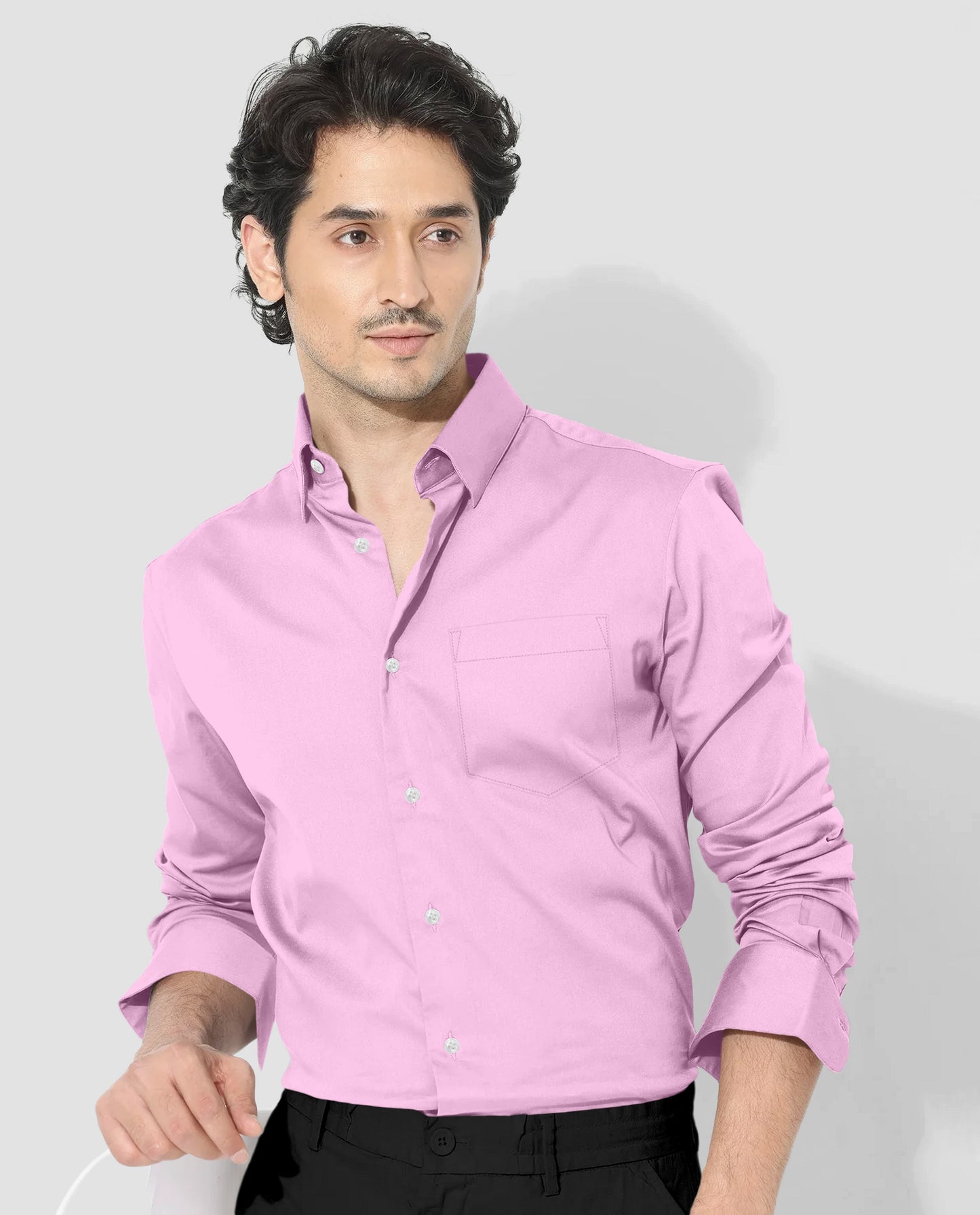 Prism Pink Giza Cotton Shirt