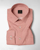 Celosia Orange Plain Oxford Cotton Formal Shirt