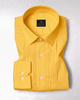 Lemon Yellow Giza Cotton Tuxedo Shirt
