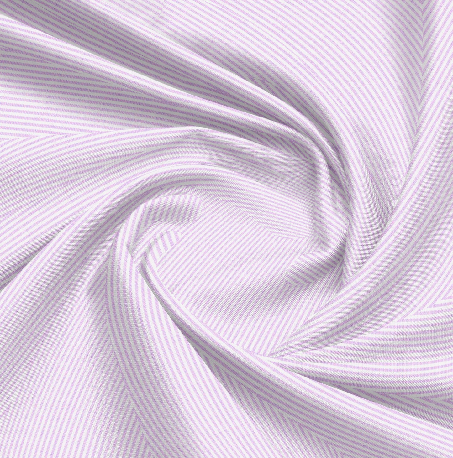 Grape Taffy Pink with White Pin Stripe Men's Cotton Shirt