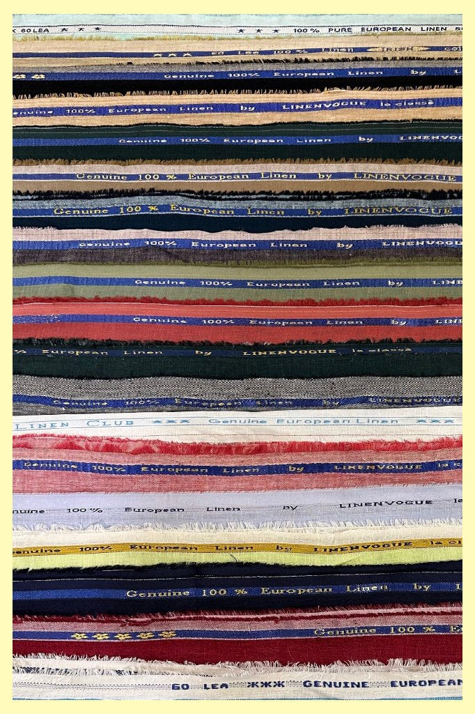 Cream Mandarin Collar Luxurious Linen Shirt