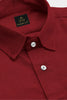 Red Cotton Linen Shirt