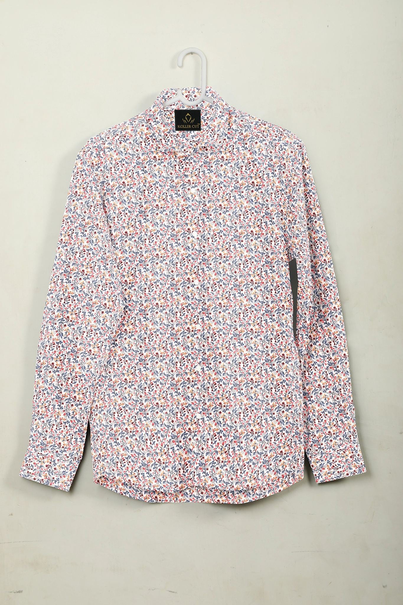 Snow White Multicolored Floral Printed Cotton Shirt