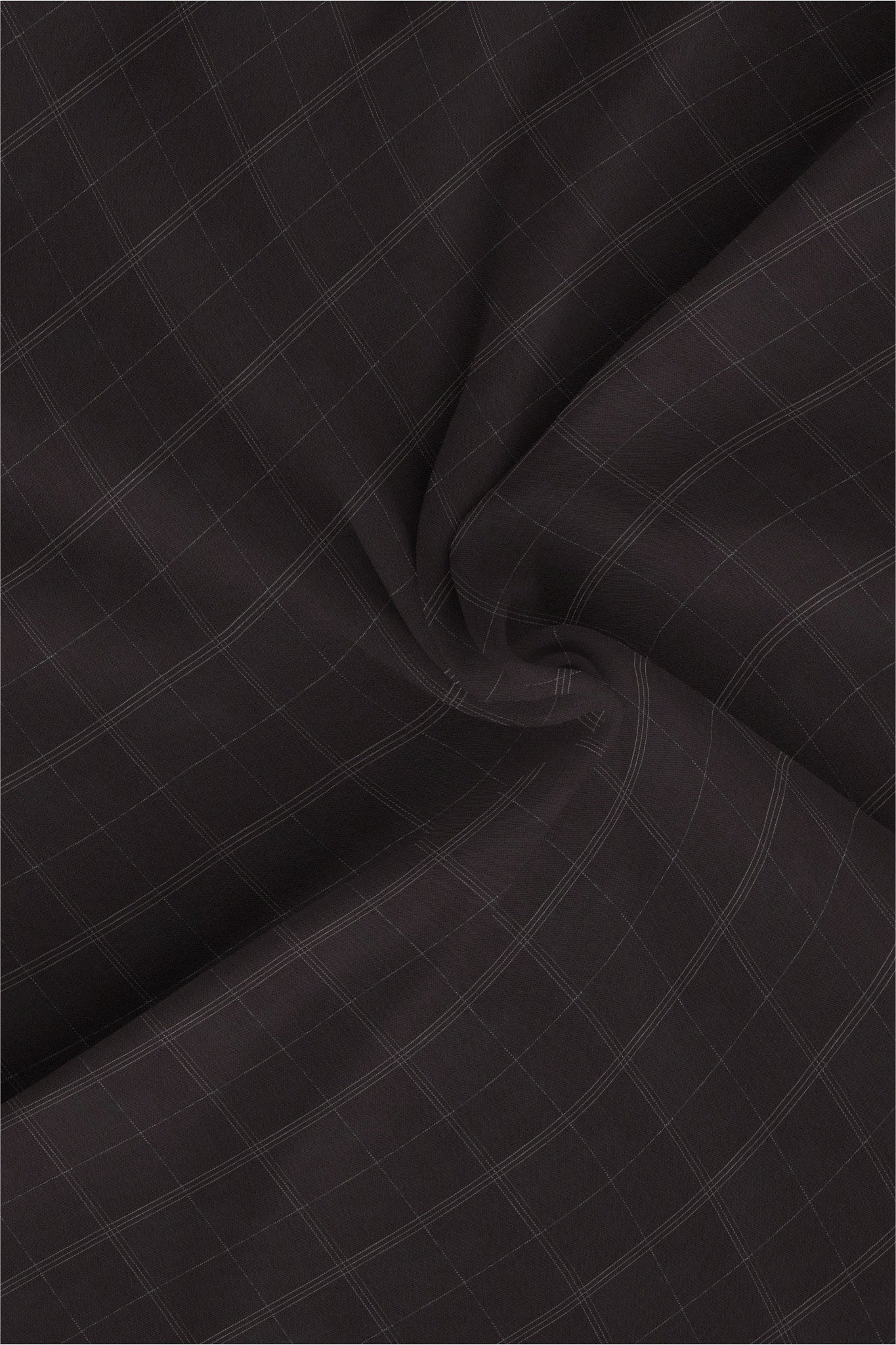 Demitasse Brown and White Checks Premium Giza Cotton Shirt