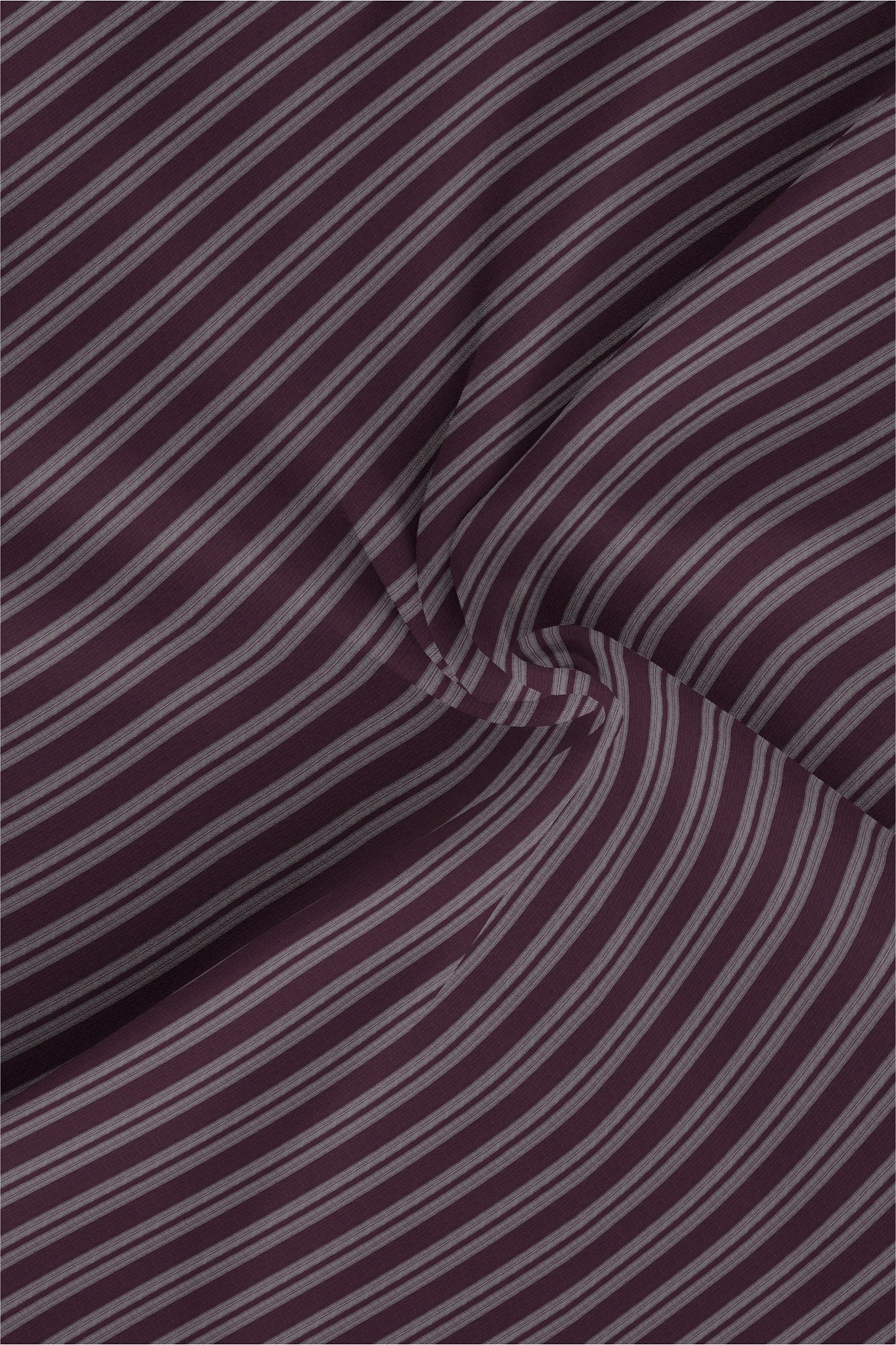 Potent Purple and White Double Stripes Cotton Shirt