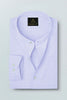Chatelle Purple Mandarin Collar Luxuries Linen Shirt