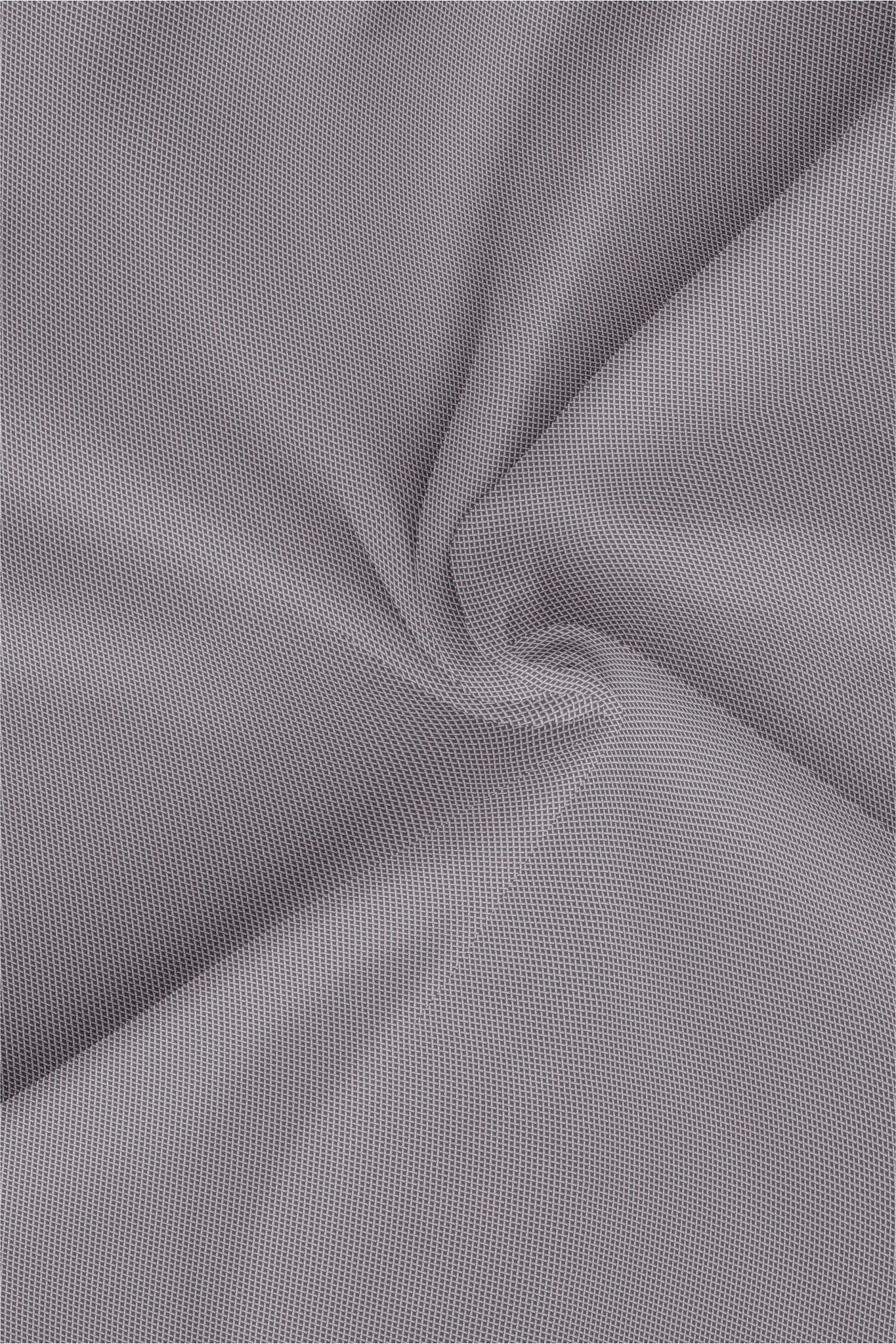 Titanium Gray and Orchid Pink Lock Crimp Mesh Jacquard Print Egyptian Giza Cotton Shirt