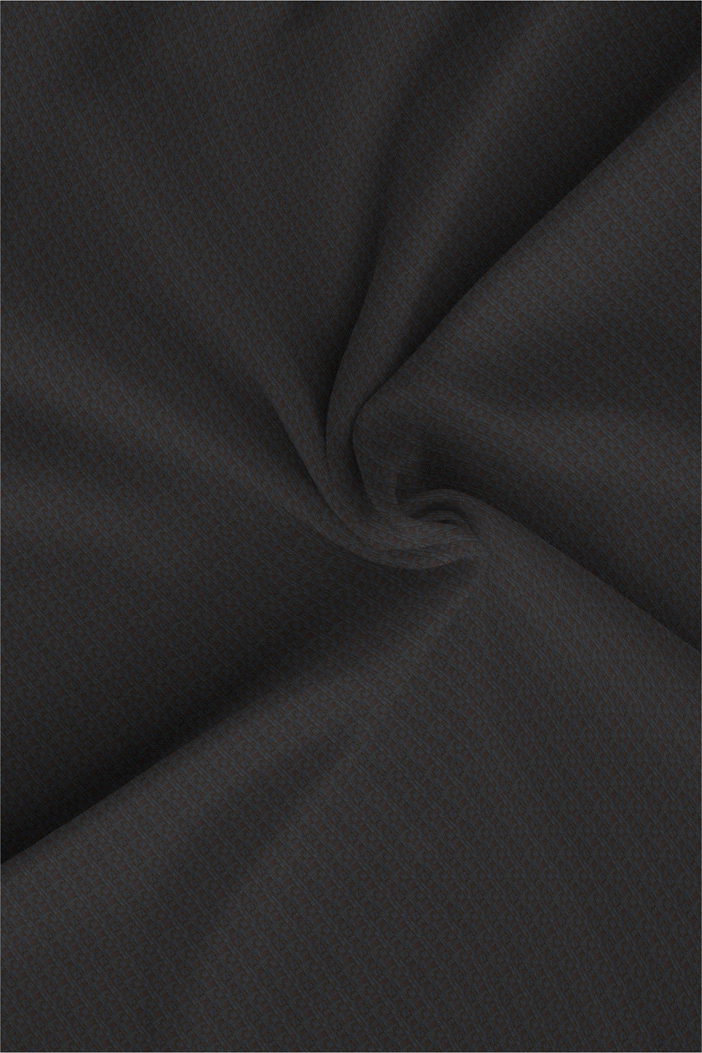 Graphite Gray and Raisin Brown Jacquard Print Premium Egyptian Giza Cotton Shirt
