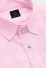 Pearl Pink Abstract Jacquard Print Egyptian Giza Cotton Shirt