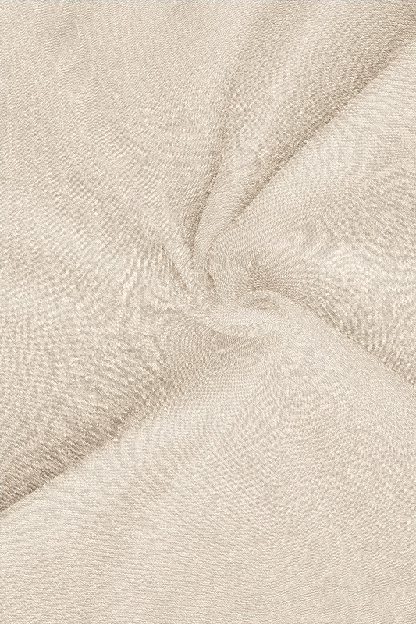 Beige Mandarin Collar Luxurious Linen shirt
