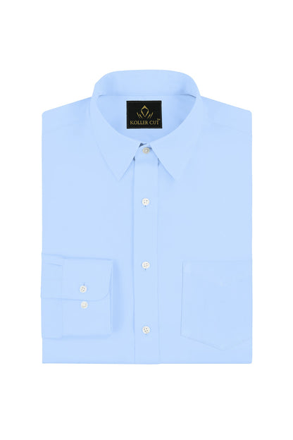 Hawkes Blue Giza Cotton Shirt