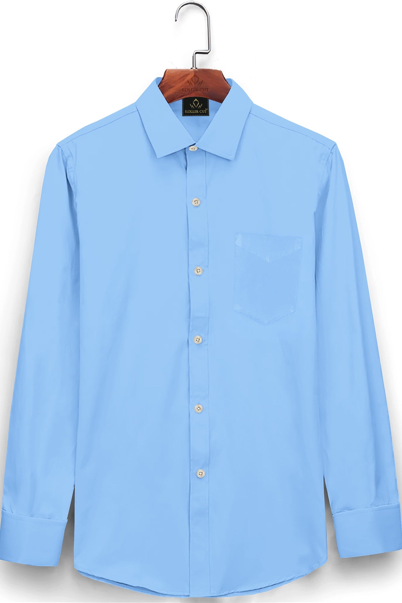 Hawkes Blue Giza Cotton Shirt