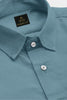 Stone Blue Giza Cotton Shirt