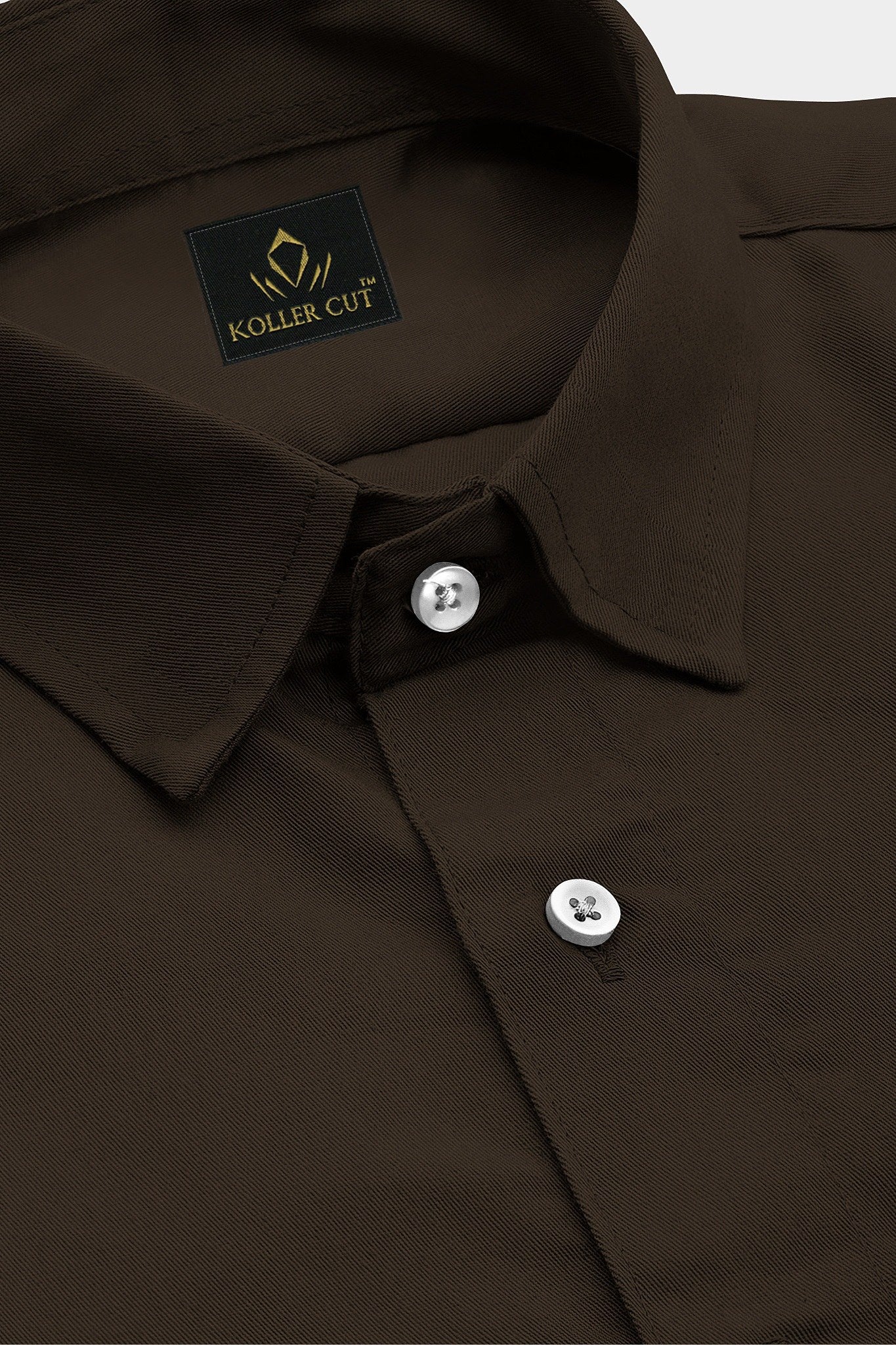 Coffee Brown Giza Cotton Shirt