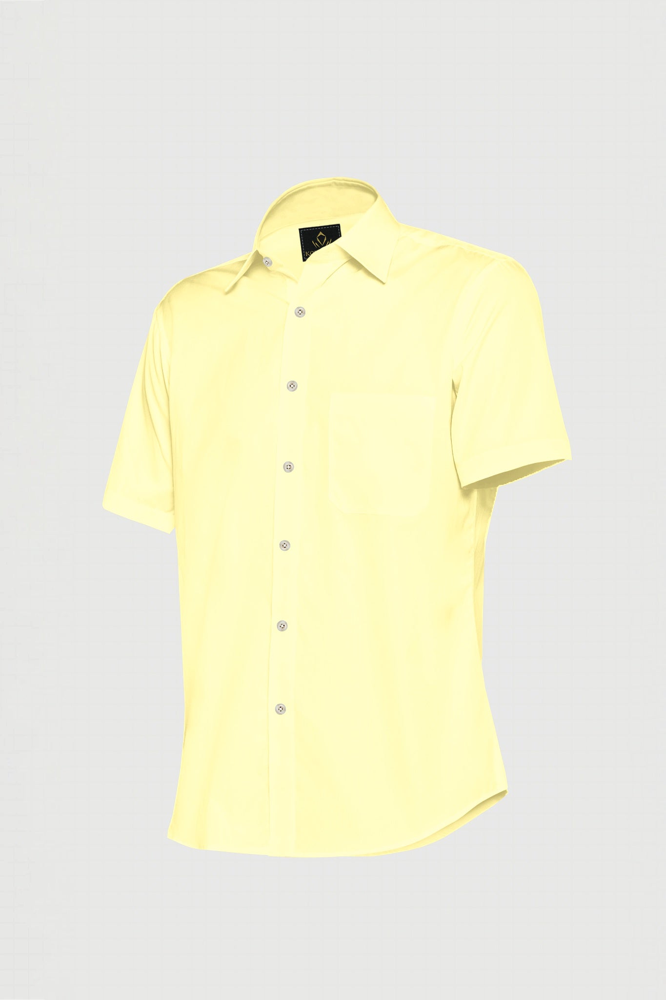 Elfin Yellow Giza Cotton Shirt