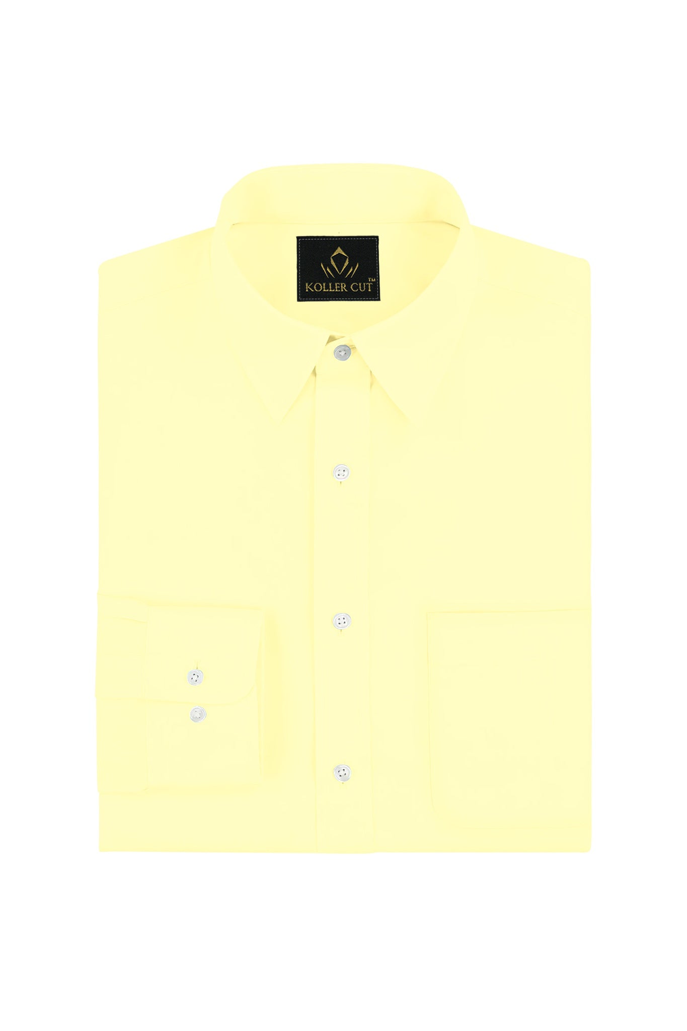 Elfin Yellow Giza Cotton Shirt