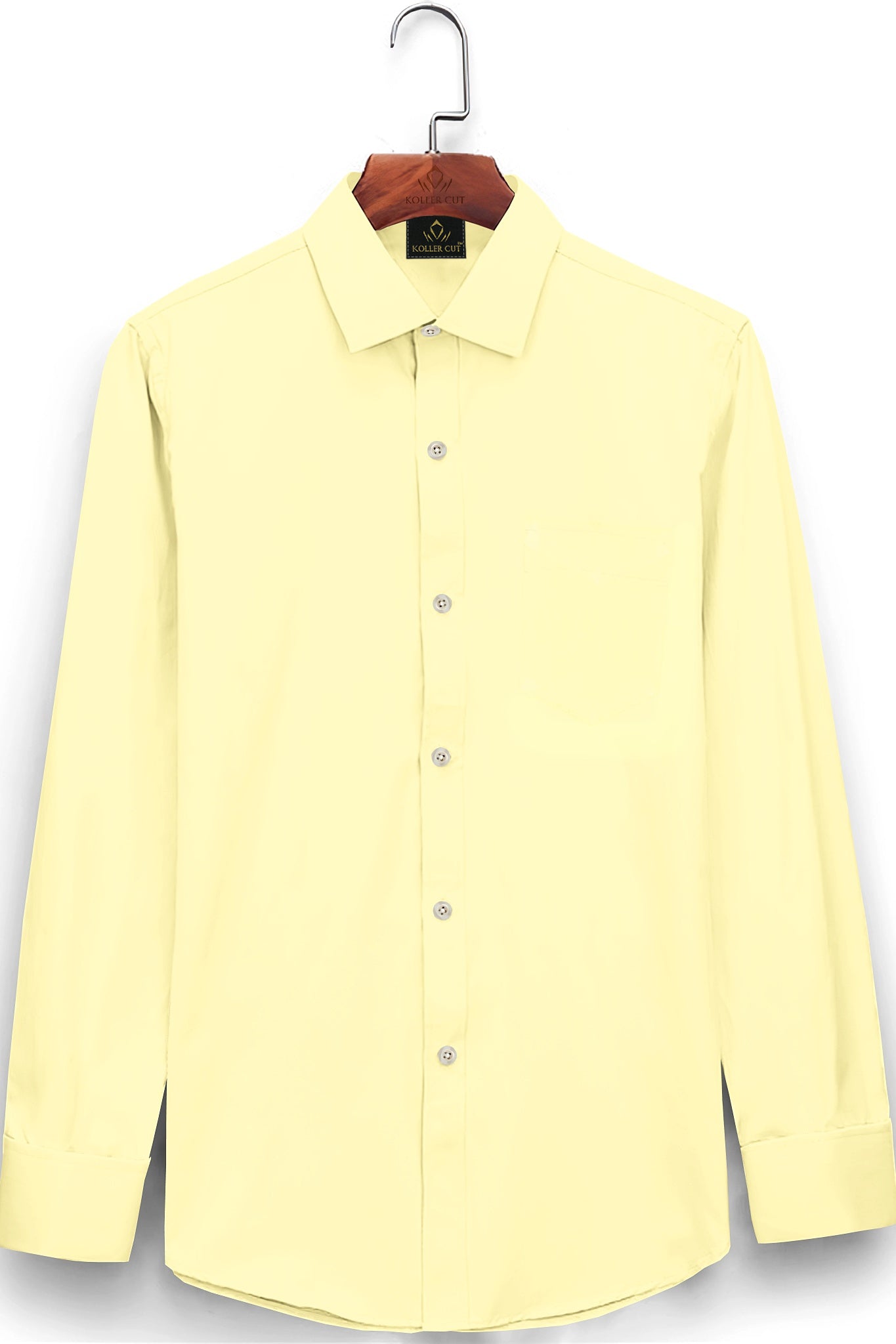 Elfin Yellow Giza Cotton Shirt