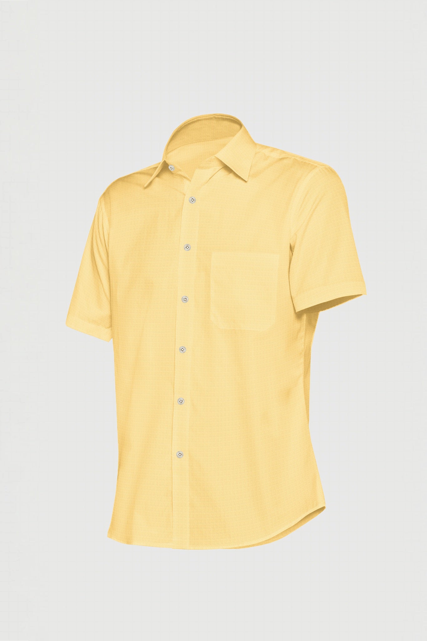 Dandelion Yellow Cotton Linen Shirt - Linen Shirt for Men in Delhi