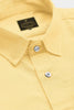 Dandelion Yellow Cotton Linen Shirt - Linen Shirt for Men in Delhi