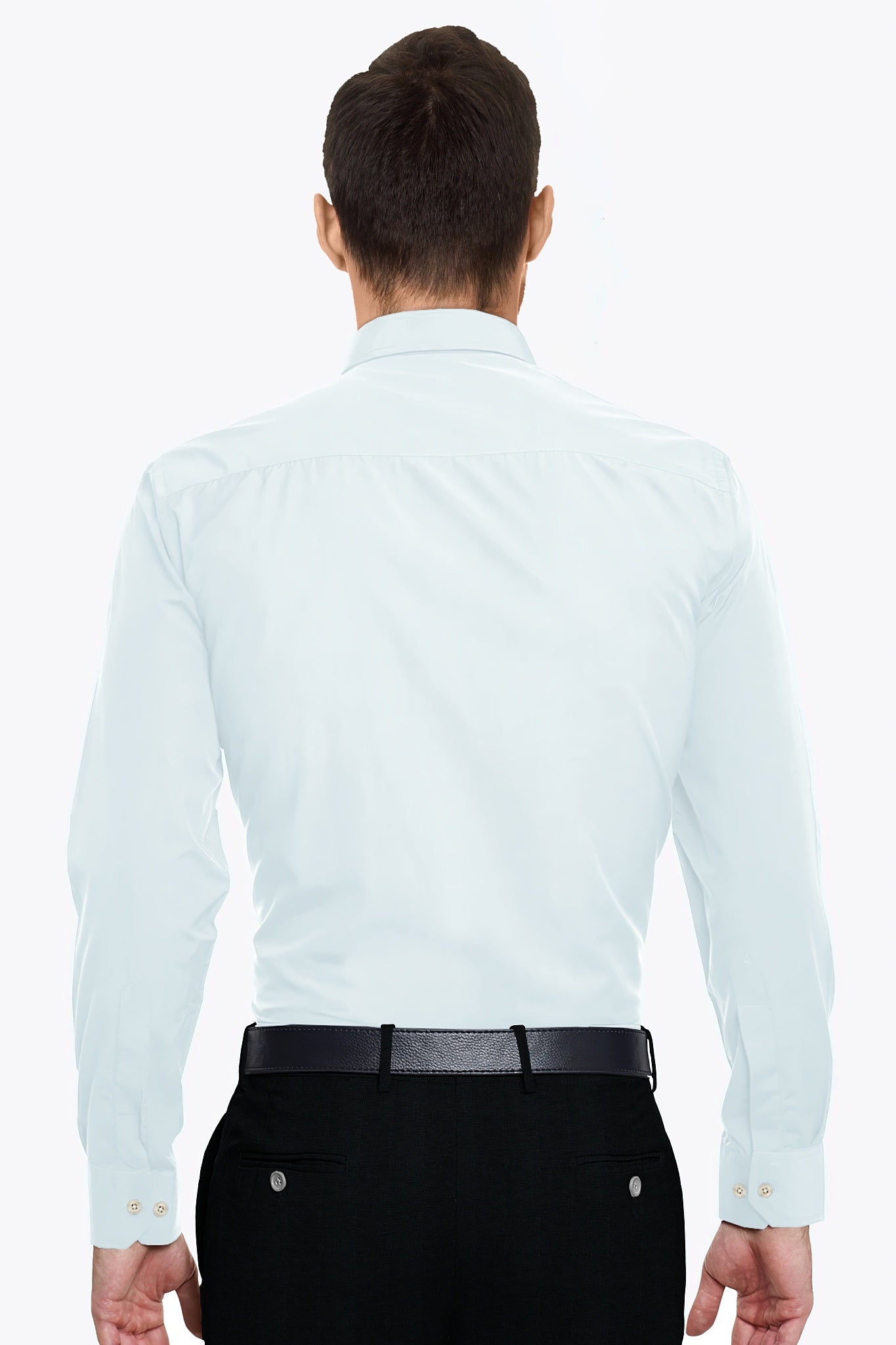Fog Grey Giza Cotton Shirt