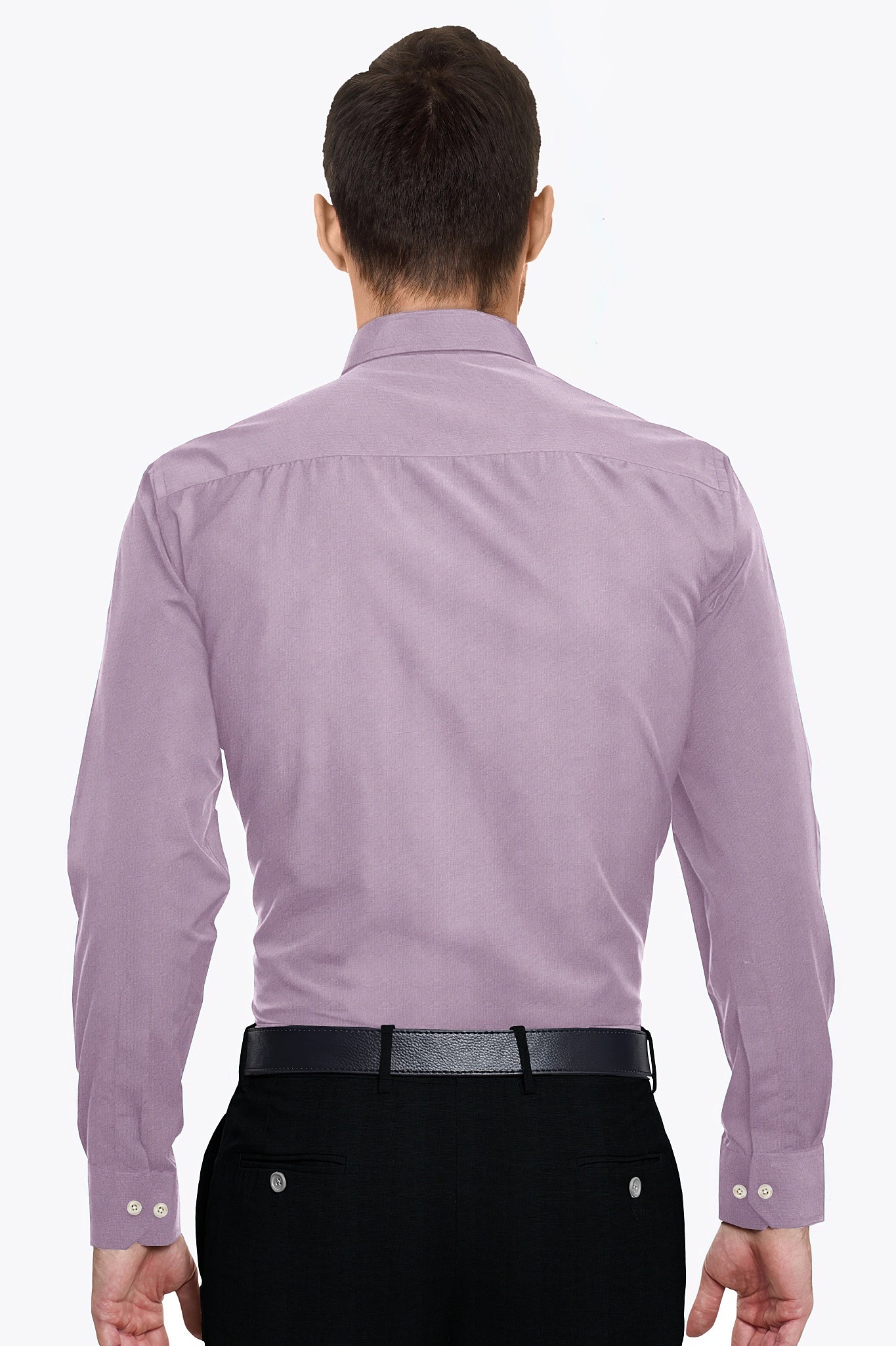 Millennial Pink Solid Cotton Shirt