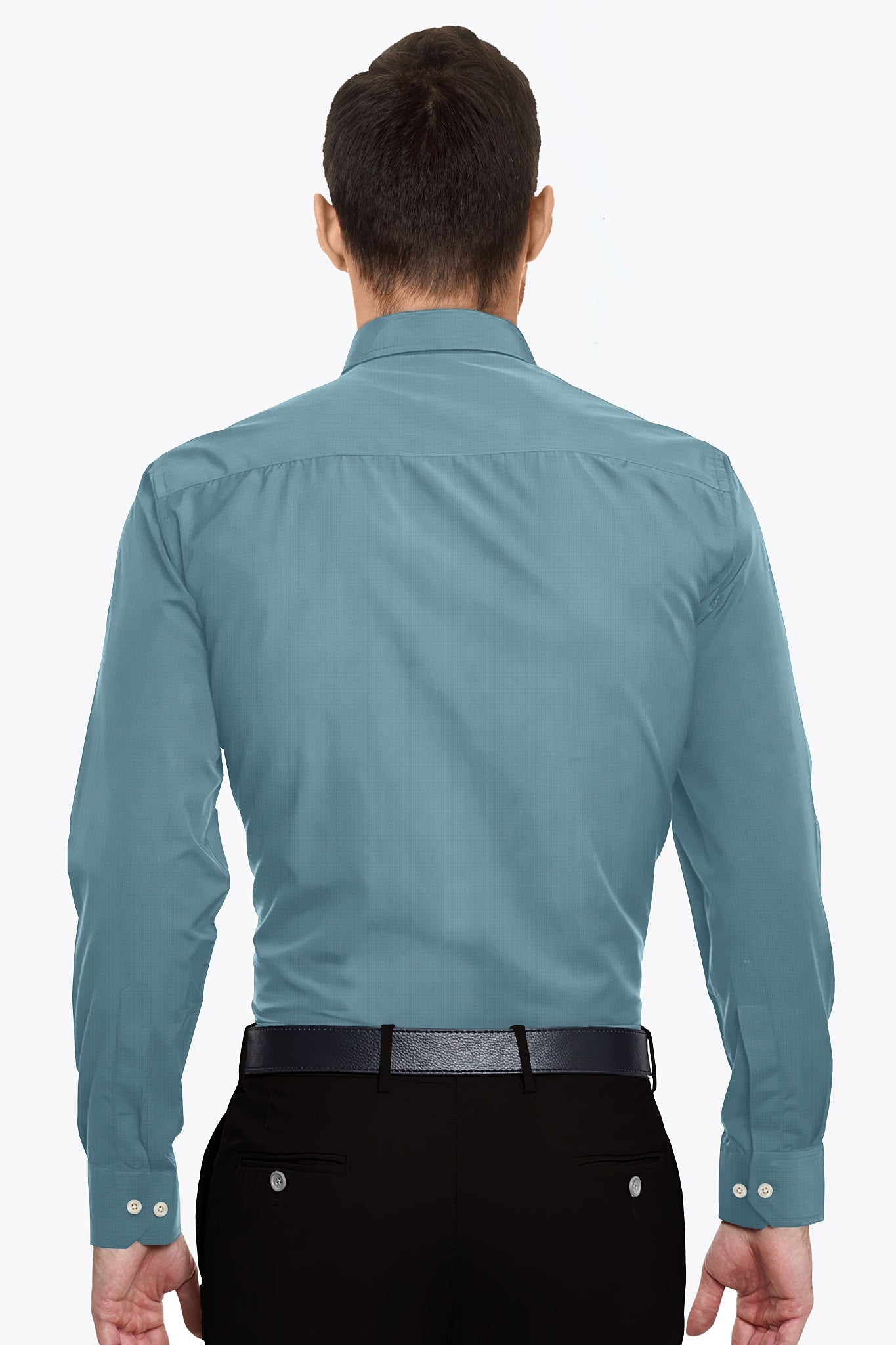 Stone Blue Giza Cotton Shirt