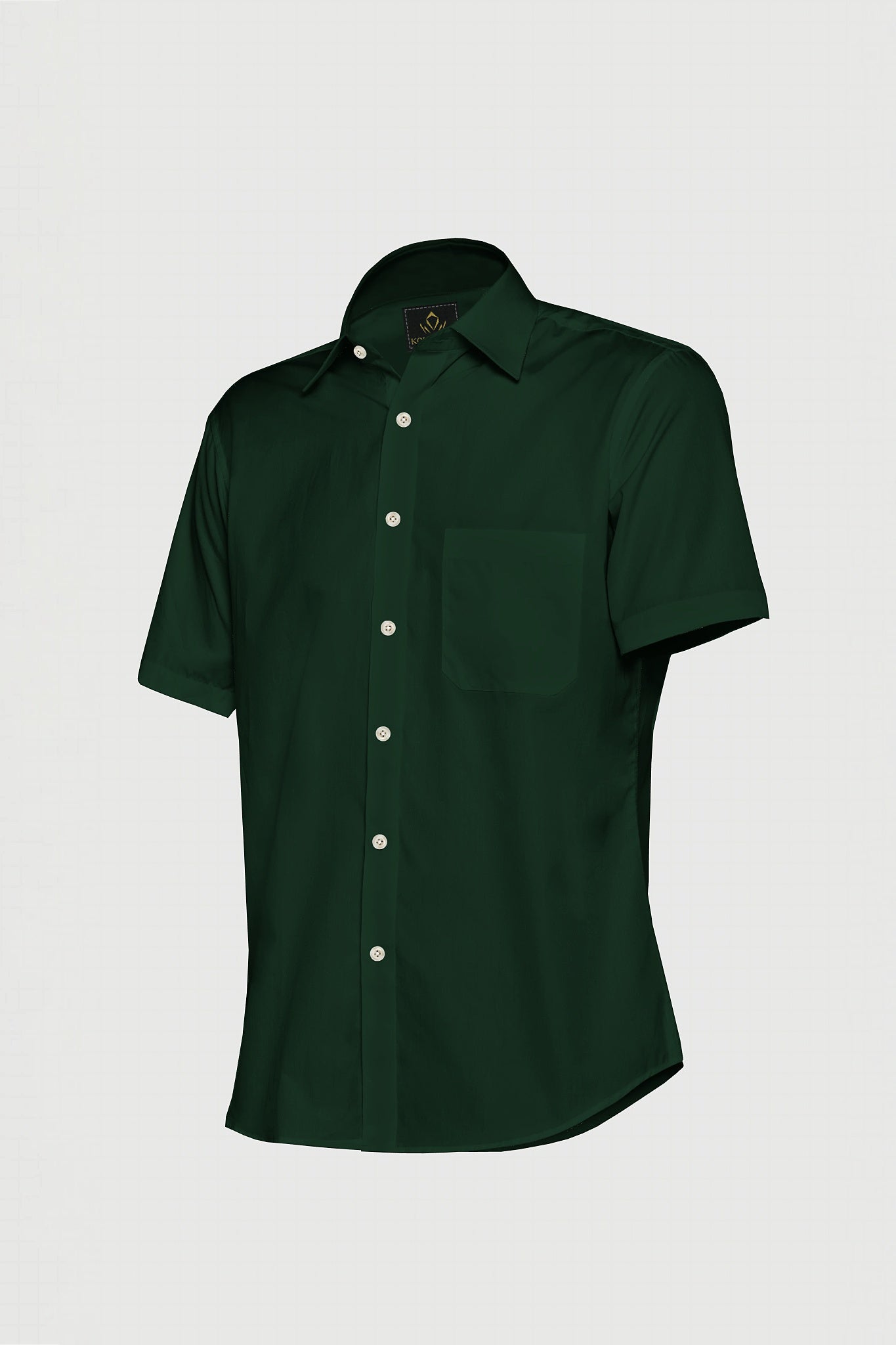 Forest Green Giza Cotton Shirt