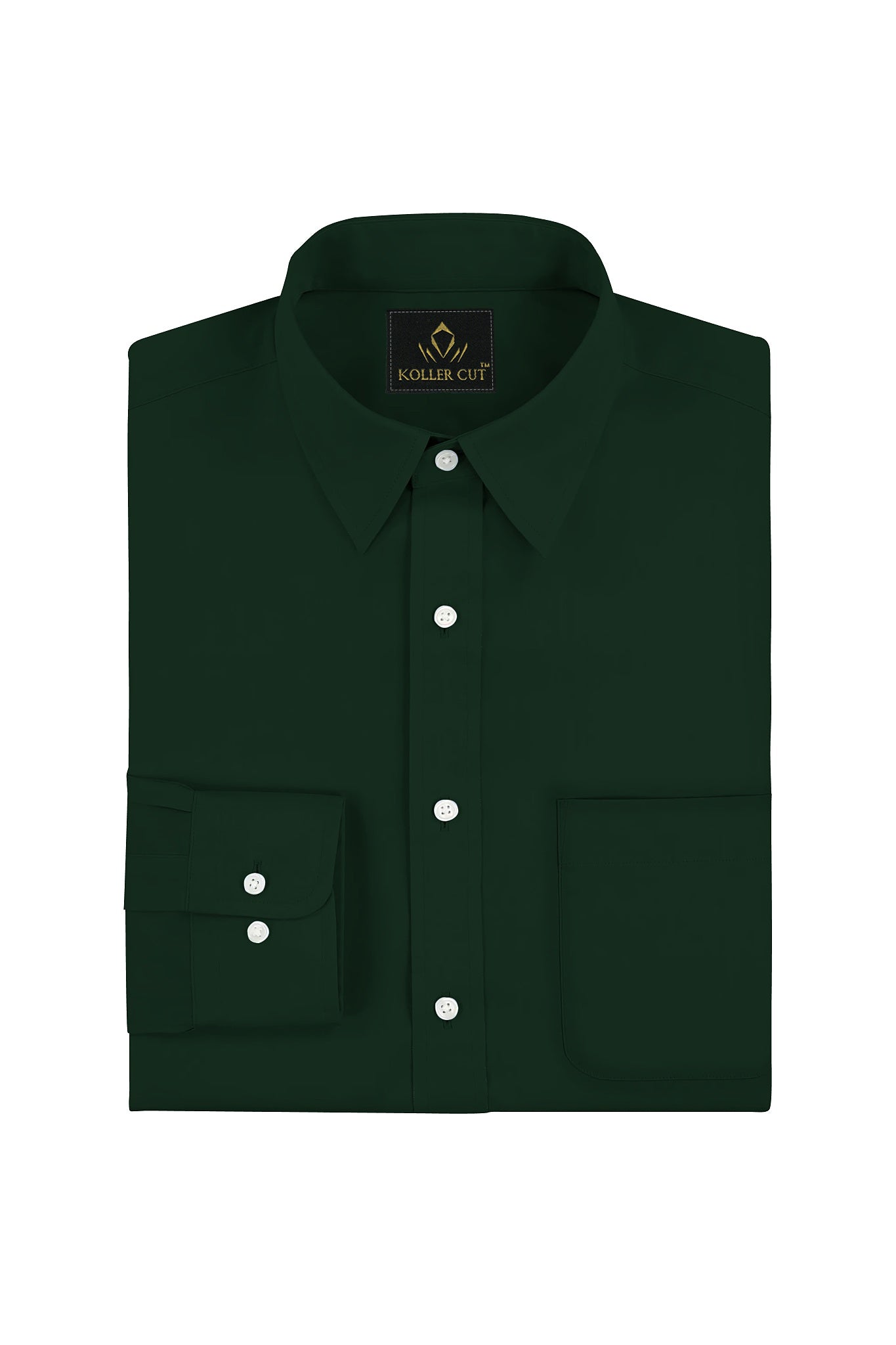 Forest Green Giza Cotton Shirt