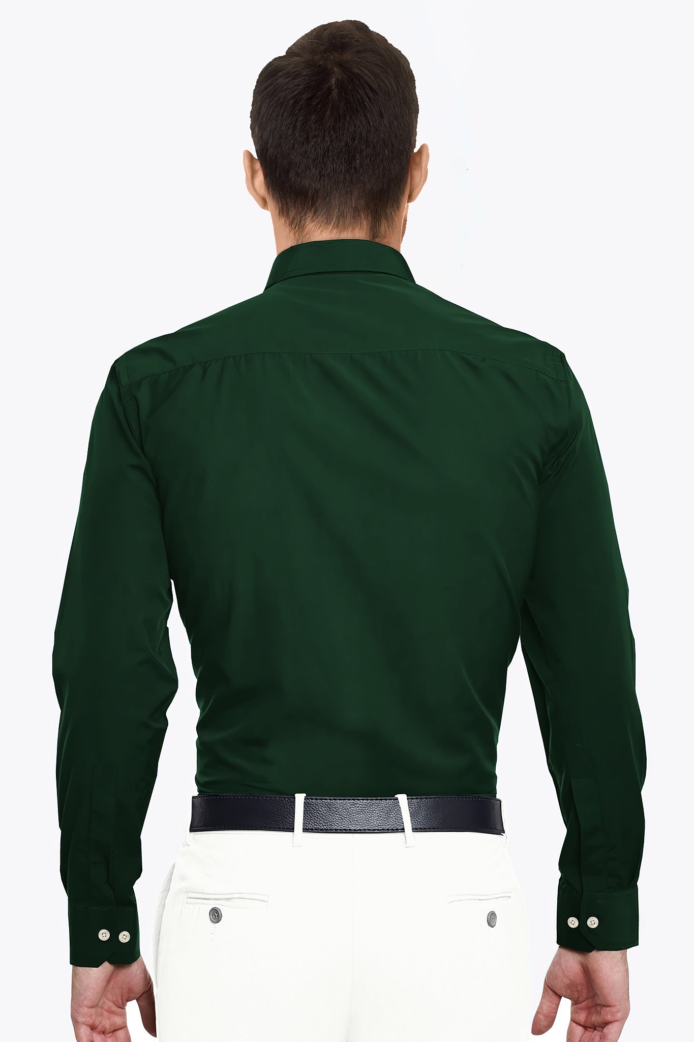 Forest Green Giza Cotton Shirt