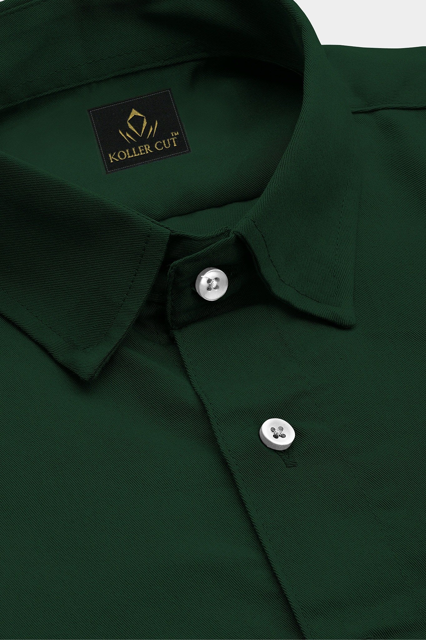 Forest Green Giza Cotton Shirt