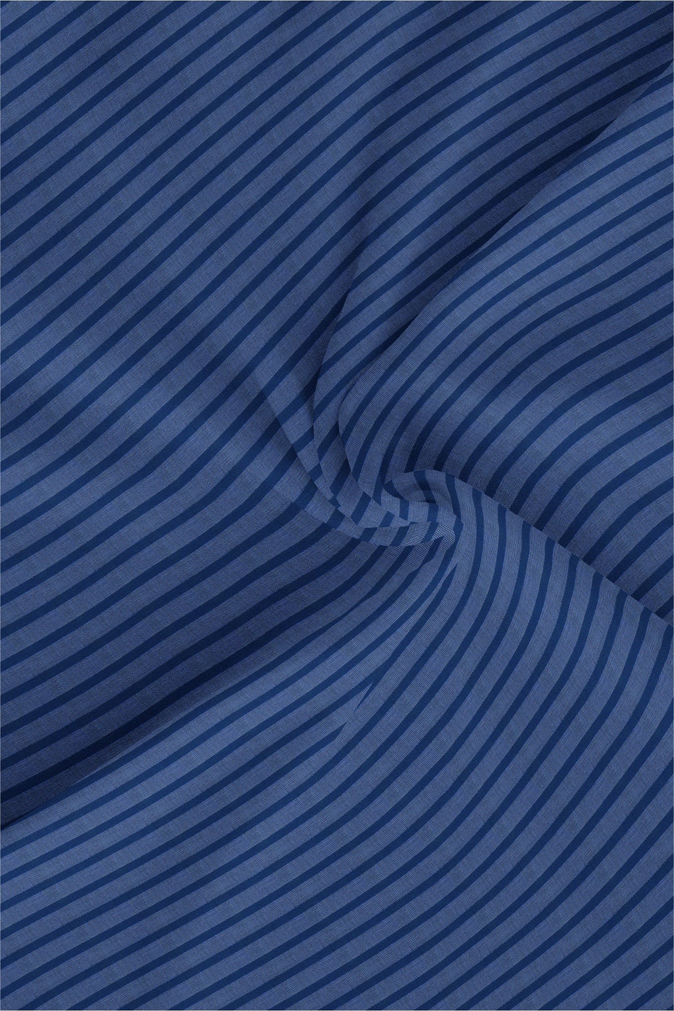 Aegeon Blue and Azure Blue Chalk Stripes Premium Cotton Shirt - Stitching Shirt in Surat India