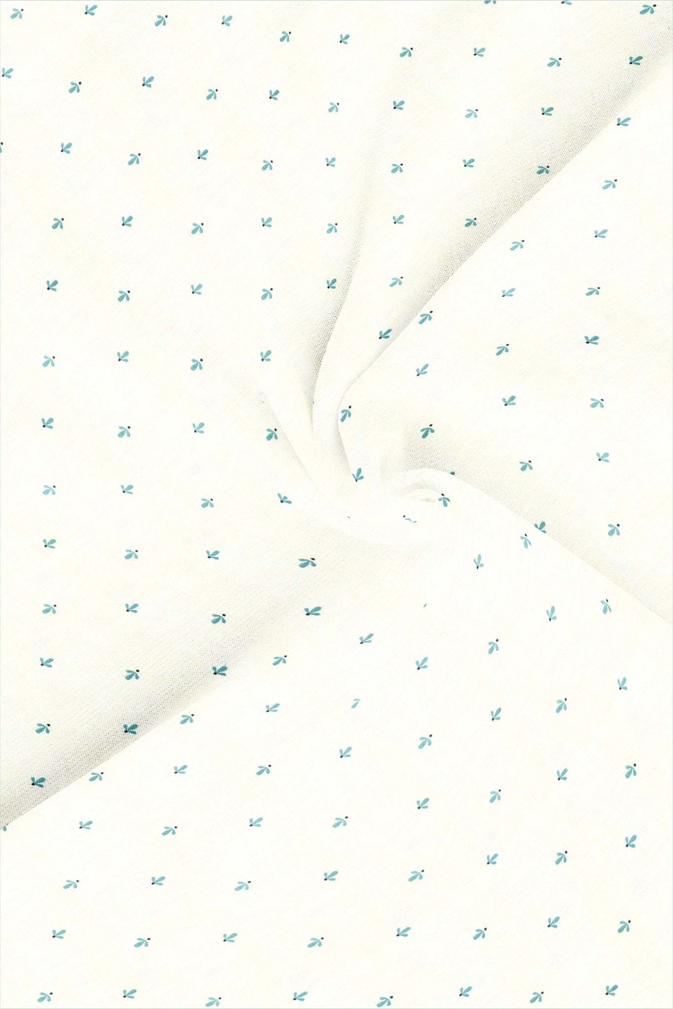 Bright White and Turquoise Blue Cactus Printed Luxurious Linen Shirt - Buy Linen Shirt in Bengaluru