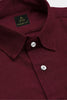 Merlot Red Luxurious Linen Shirt - Linen Shirt in Bengaluru