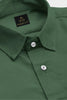 Bronze Green Giza Cotton French Crown Shirt