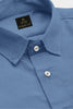 Lichen Blue Giza Cotton Shirt - Stitching Shirt in Delhi