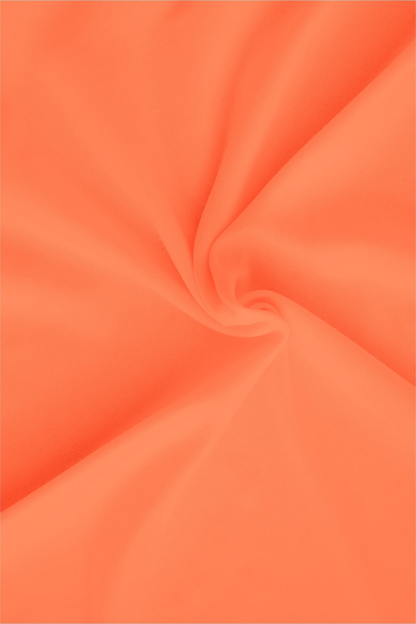 Persimmon Orange Mandarin Collar Giza Cotton Shirt