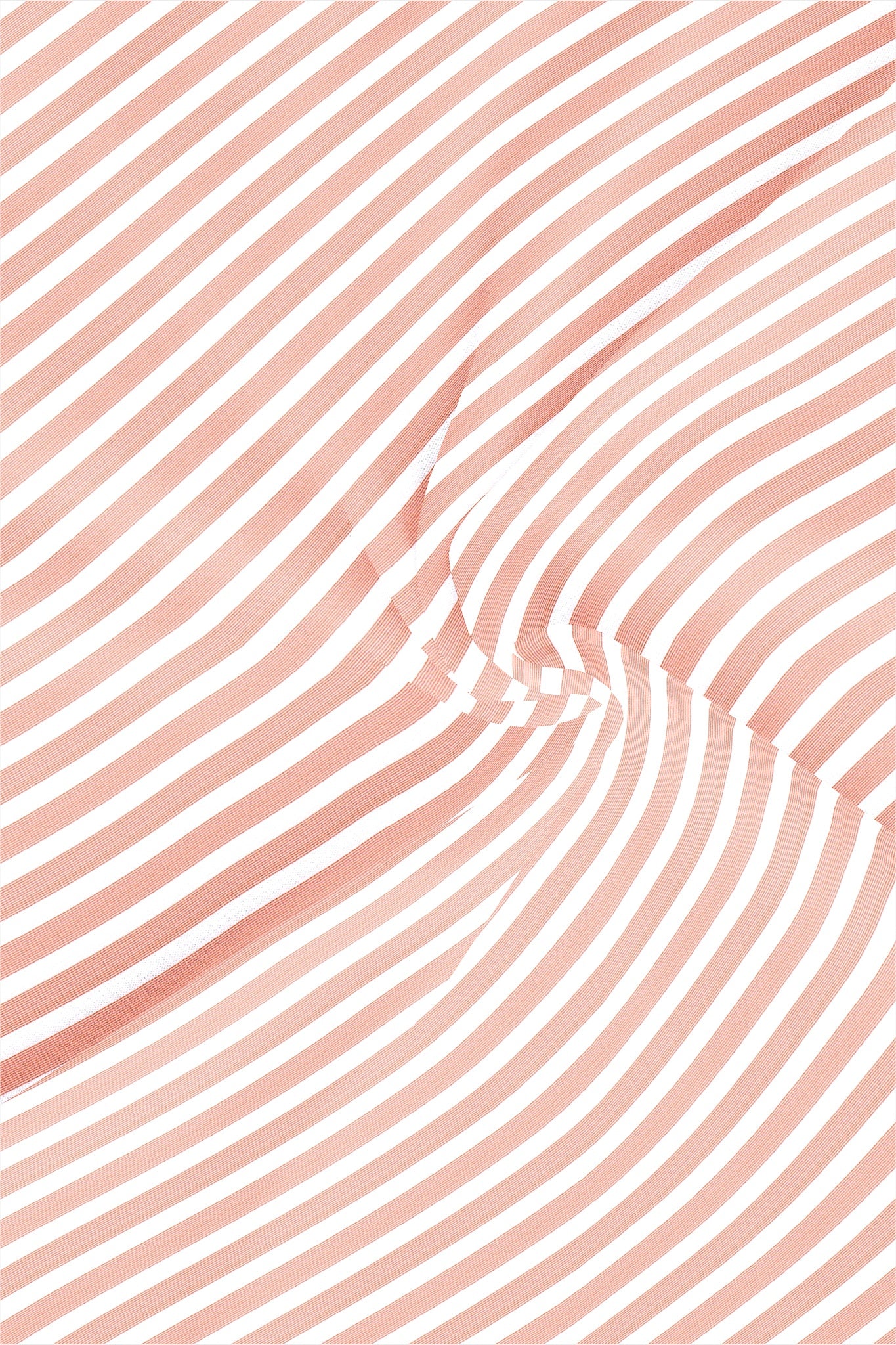 White with Salmon Pink Stripes Cotton Shirt Buy Plus size Stripes Shirt in India