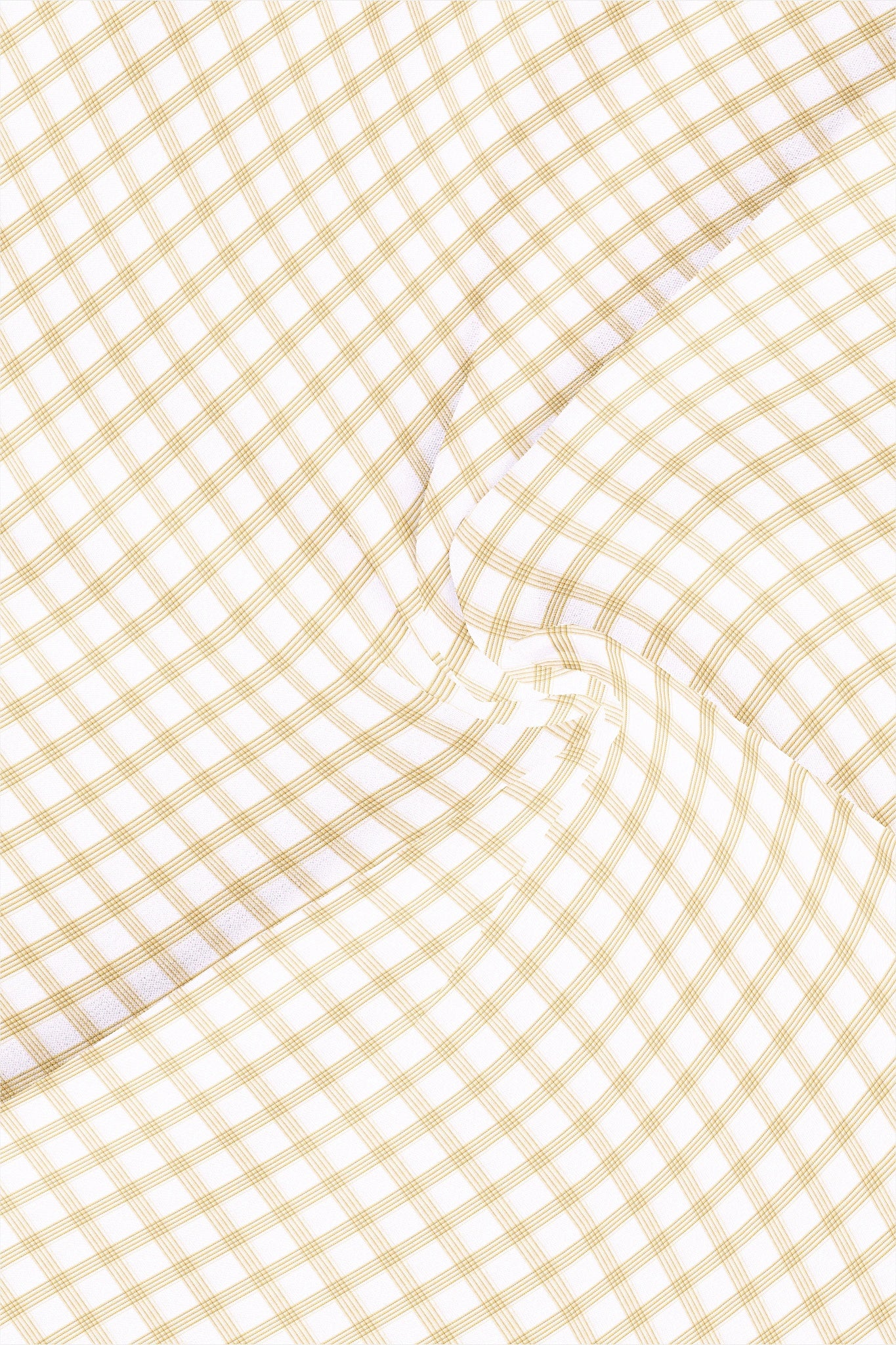 White and Wheat Brown Checks Cotton Shirt-Plus Size Shirt in India