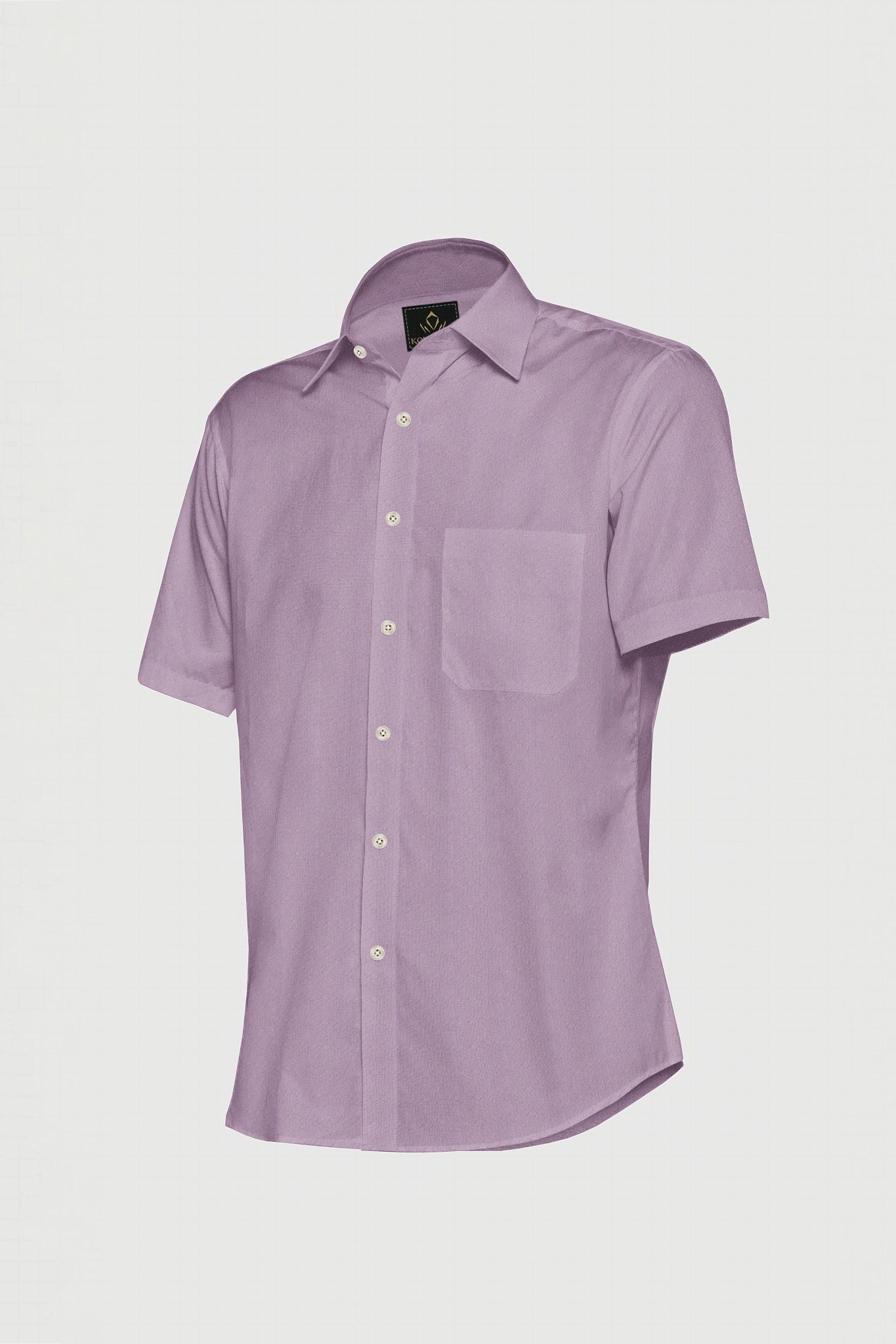 Millennial Pink Solid Cotton Shirt