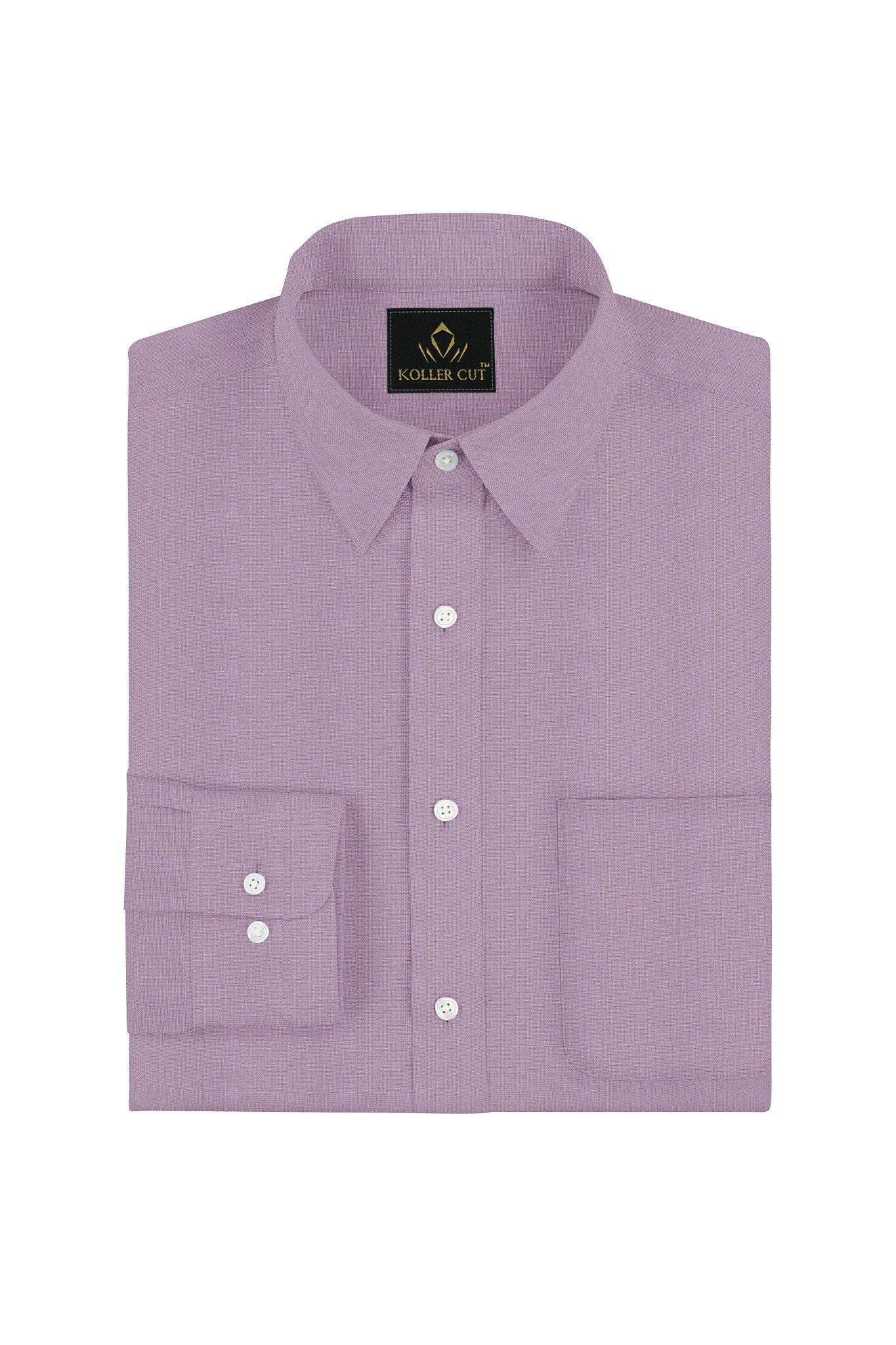 Millennial Pink Solid Cotton Shirt