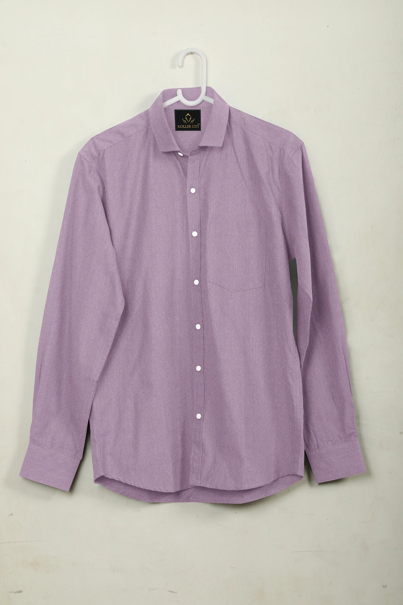 Millennial Pink Solid Cotton Shirt