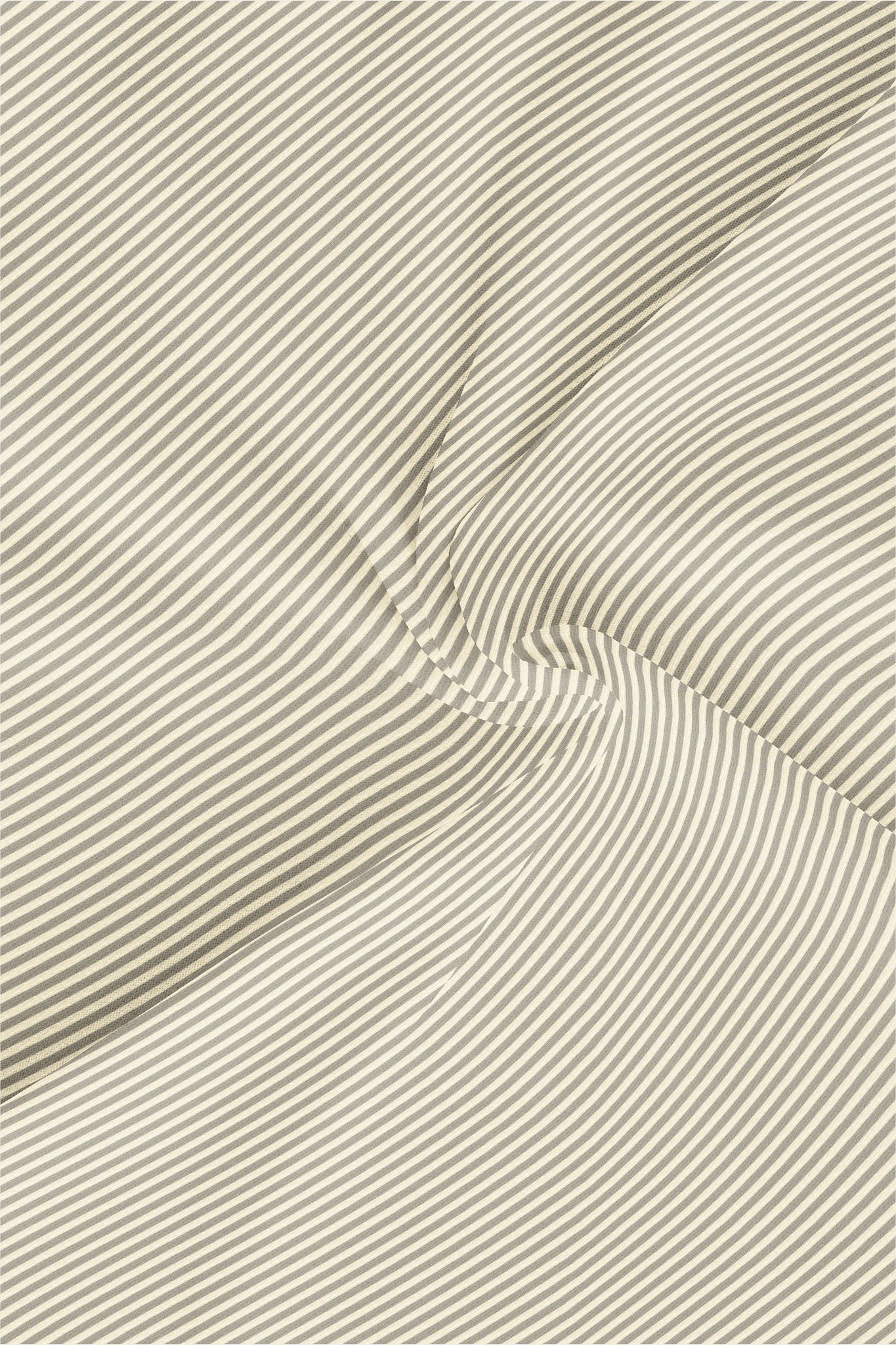 Beige and Latte Brown Pinstripes Cotton Shirt