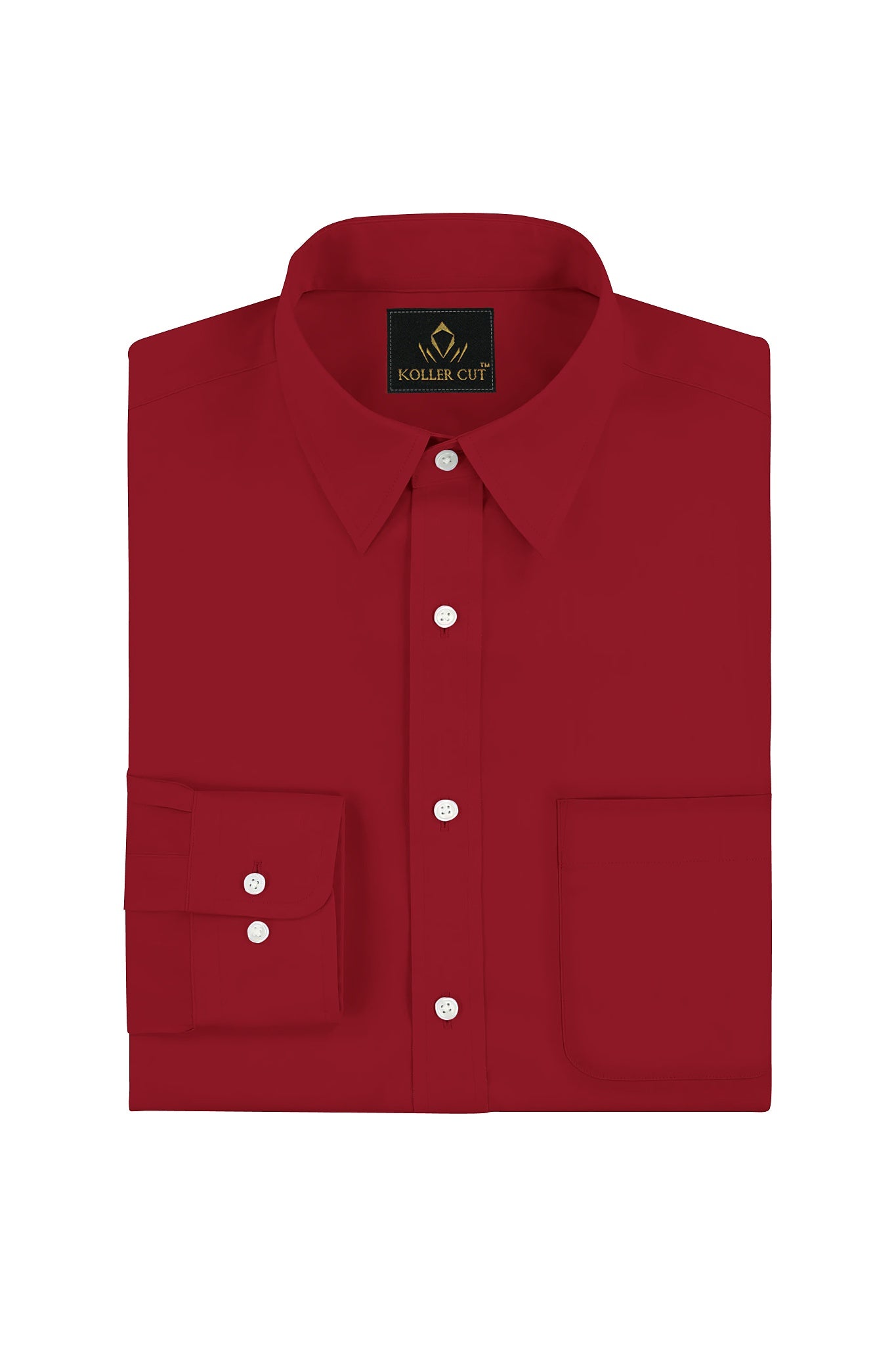 Red Giza Cotton Shirt